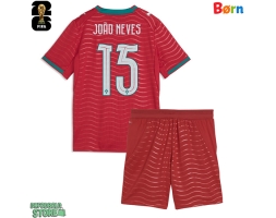 Portugal Joao Neves #15 Replika Babytøj Hjemmebanesæt Børn VM 2026 Kortærmet (+ Korte bukser)